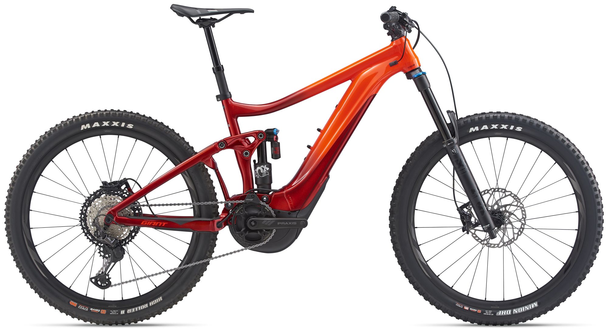 Giant REIGN E+ 1 (2020) Neon Red / Metallic Red  2021 - 625Wh 27,5
