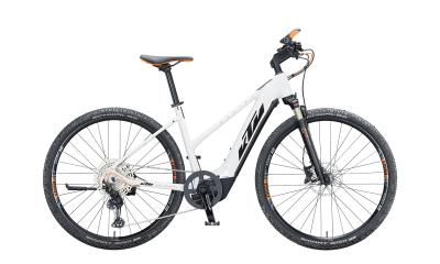 KTM MACINA CROSS 610 Metallic White ( Black Orange )  2021 - 625Wh 28