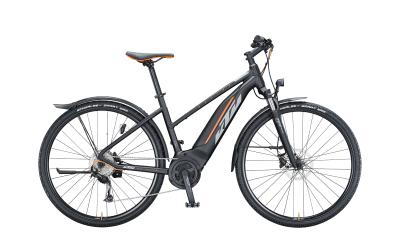 KTM MACINA CROSS P510 Street Black Matt ( Grey Orange )  2021 - 500Wh 28