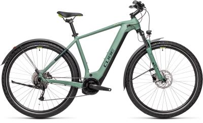 Cube NATURE HYBRID ONE 625 ALLROAD Green´n´sharpgreen  2021 - 625Wh 29