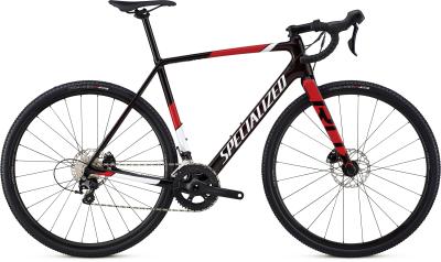 Specialized CruX Sport Gloss Red Tint/Metallic White Silver/Flo Red 2019 