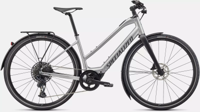 Specialized Turbo Vado SL 5.0 Step-Through EQ Brushed Aluminum / Black Reflective 2022 - Damen-28