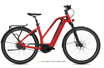 Flyer Gotour6 7.03 Classic Red Gloss 2020 - Mixed 625Wh/Intuvia Performance -  