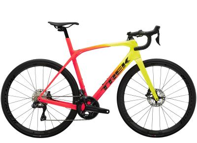 Trek Domane SLR 7 Radioactive Yellow to Coral Fade 2022 - 28