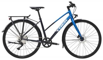 Trek FX 3 Disc Equipped Stagger Alpine Blue to Deep Dark Blue Fade 2022 - 28