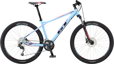 GT Avalanche Comp Gloss Skyblue w/ Deep Plum & Hot Pink 2018 - 27.5 -  