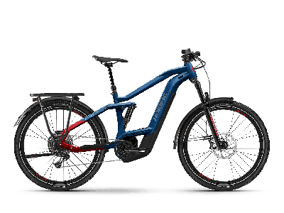 Haibike Adventr FS 9 gloss metal blue / red 2022 - Unisex-27,5