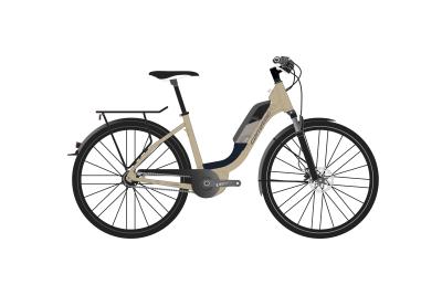 Corratec E-Power Urban 28 Fusion Tube AP5 8S Beige/Grau 2023 - 28