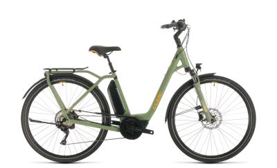 Cube Town Sport Hybrid Pro 500 green´n´orange 2020 - Easy Entry -  