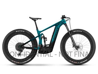 GHOST E-RIOT AM CF Pro metallic turquoise/black - matt 2024 - 29