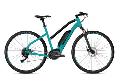 GHOST Hybride Square Cross B1.8 AL W electric blue / jet black 2019 - 28 -  