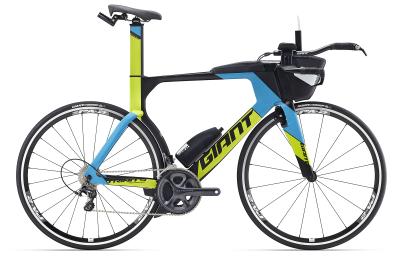 Giant Trinity Advanced Pro 2 Carbonblack-Limeyellow/Grabberblue Matt 2017 M