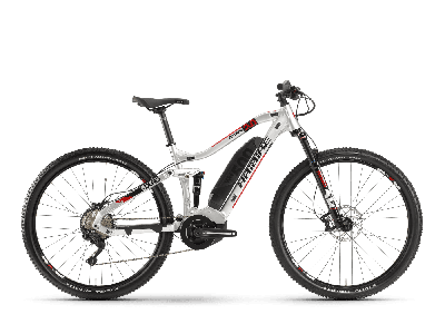 Haibike SDURO FullNine 2.0 Silber/Rot/Schwarz 2022 - MTB Fully -  