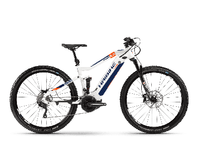 Haibike SDURO FullNine 5.0 Weiß/Orange/Blau 2020 - MTB Fully -  
