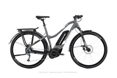 Haibike SDURO Trekking 3.0 Grau/Weiß/Schwarz matt 2019 - Damen 28 -  