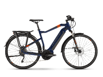 Haibike SDURO Trekking 5.0 Blau/Orange/Titan 2022 - Herren -  