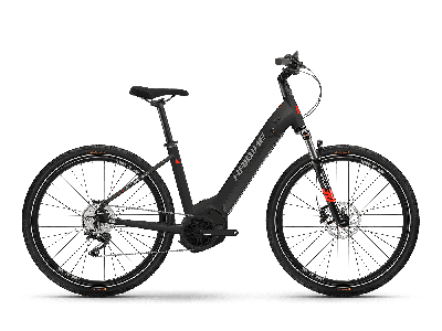 Haibike Trekking 6 Cross matte black / red reflex 2022 - Unisex-27,5