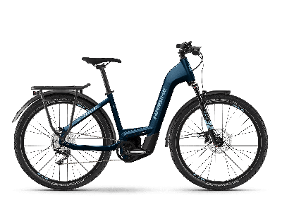 Haibike Trekking 8 gloss royal blue / metallic silver 2022 - Unisex-27,5