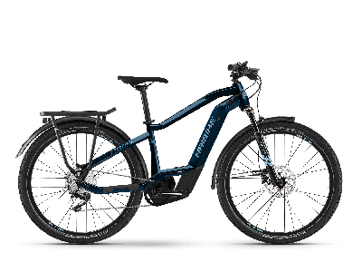 Haibike Trekking 8 gloss royal blue / metallic silver 2022 - Herren-27,5