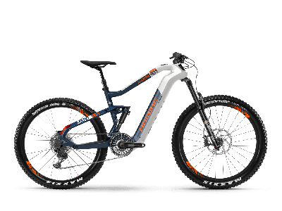 Haibike XDURO AllMtn 5.0 Weiß/Blau/Orange 2020 - MTB Fully -  