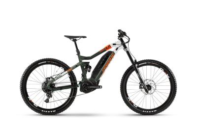 Haibike XDURO Dwnhll 8.0 Grün/Weiß/Orange 2020 - MTB Fully -  