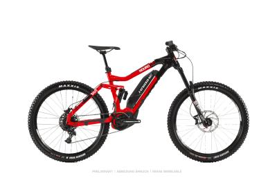 Haibike XDURO NDURO 2.0 Schwarz/Rot/Weiß 2019 - MTB Fully 27,5 -  