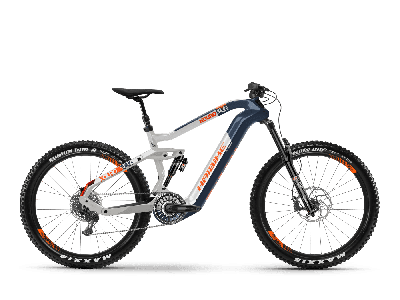 Haibike XDURO NDURO 5.0 Blau/Weiß/Orange 2020 - MTB Fully -  