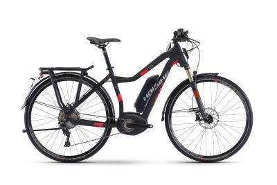 Haibike XDURO Trekking S 5.0 Schwarz/Rot matt 2017 - Damen -  