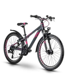 Raymon FourRay 1.0 Street Dark Grey / magenta gloss 2020 - Kids 24 Unisex -  