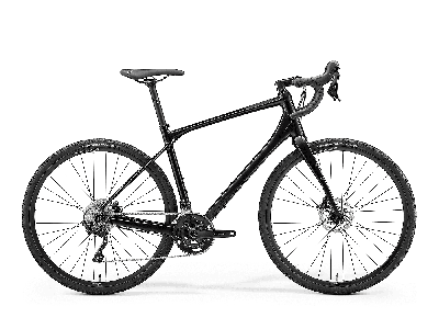 Merida SILEX 400 Schwarz ( Matt Schwarz )  2021 - 28 