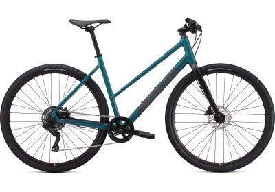 Specialized Sirrus X 2.0 Step Through Dusty Turquoise / Rocket Red / Black Reflective 2021 - 28