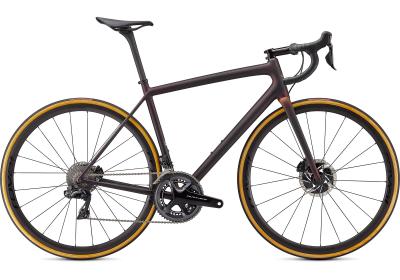 Specialized S-Works Aethos - Dura Ace Di2 Satin Carbon/Red Gold Chameleon/Bronze Foil 2021 - 28