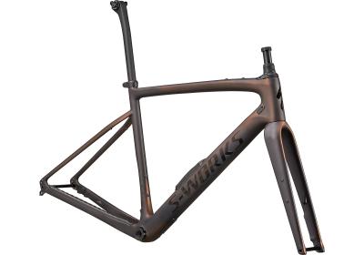 Specialized S-Works Diverge Frameset Satin Carbon/Color Run Pearl/Chrome/Clean 2021 - Diamant -  