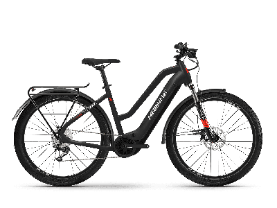 Haibike Trekking 6 matte black / red reflex 2022 - Damen-27,5