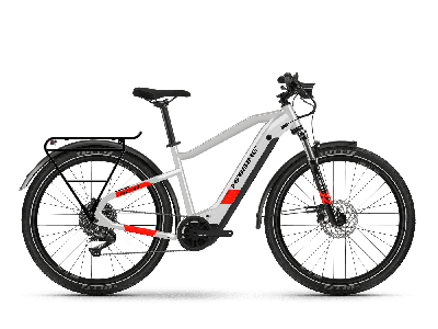 Haibike TREKKING 7 Cool Grey / Red Matte  2021 - 630Wh 27,5