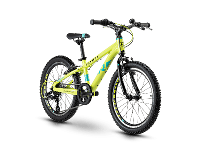 Raymon TwoRay 1.0 Lime / Cyan / Black gloss 2020 - Kids 20 Unisex -  