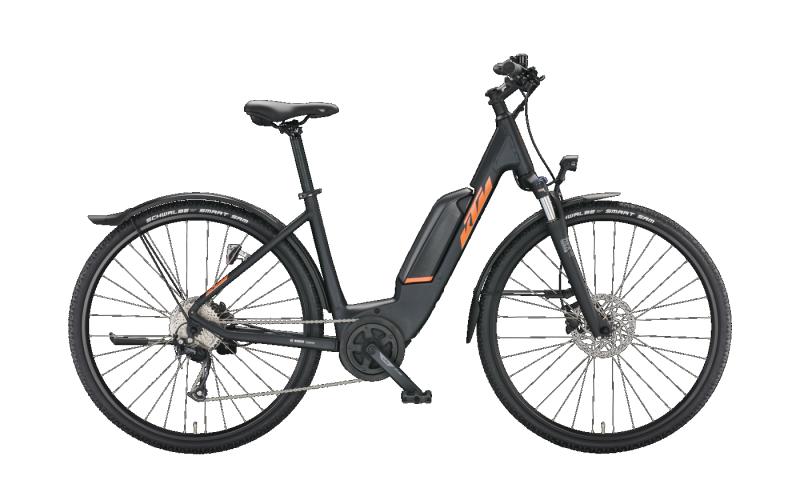 KTM MACINA CROSS P510 STREET black matt (orange) 2022 - 28