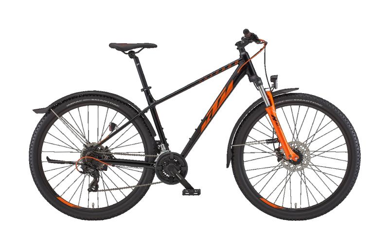 KTM CHICAGO STREET 29 flaming black (orange) 2022 - 29