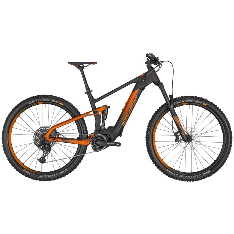 Bergamont E-Trailster Pro black/dirty orange (matt) 2020 - 500Wh 29 -  
