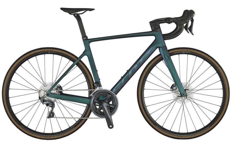 Scott Addict RC 30 carbon black / prism green 2021 