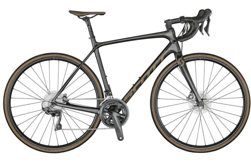 Scott Addict 10 Disc carbon black / brown 2021 