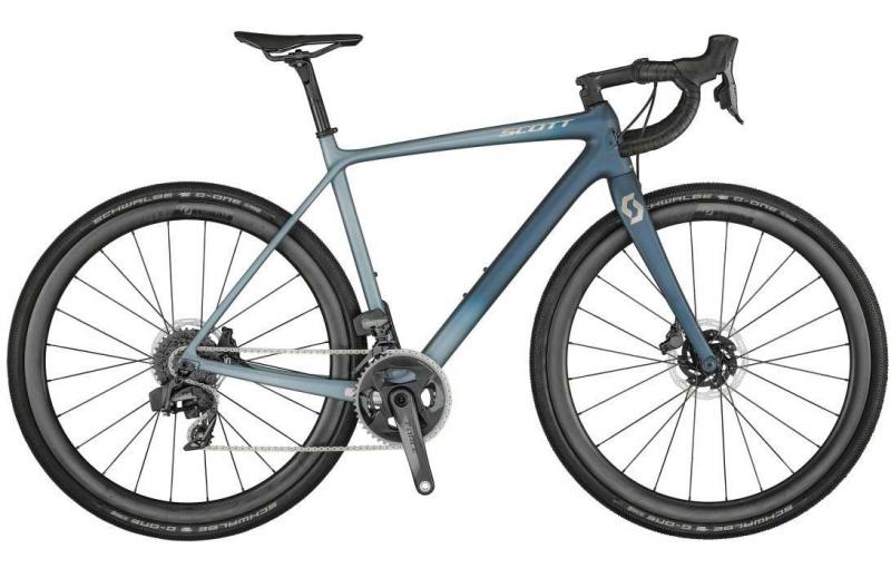 Scott Addict Gravel 10 mint green fading / juniper blue / titanium gold 2021 