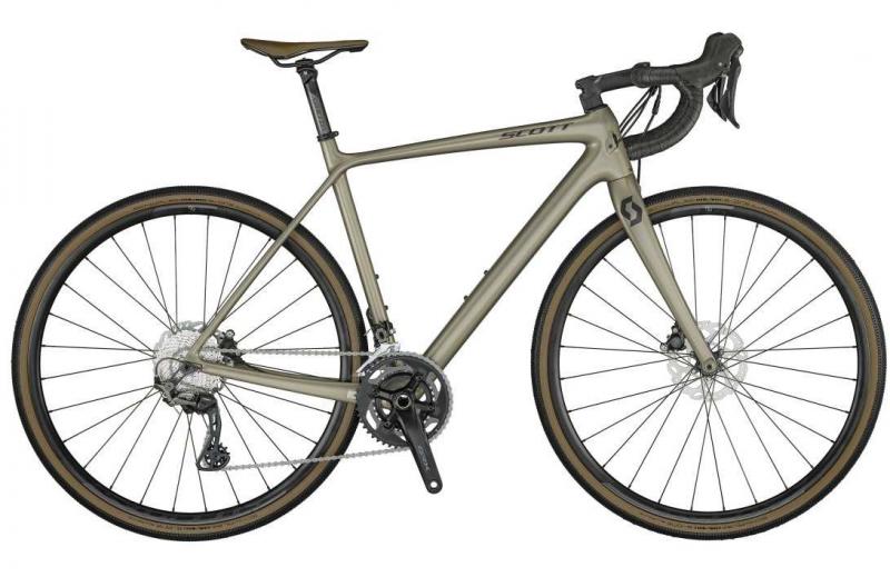 Scott Addict Gravel 20 gloss fading pearl beige / reflective black 2021 