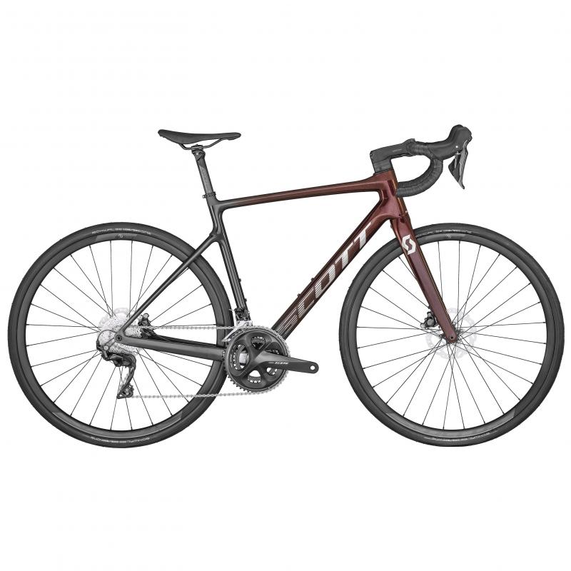 Scott Addict 30 carbon raw / red tint 2022 - Damen-28