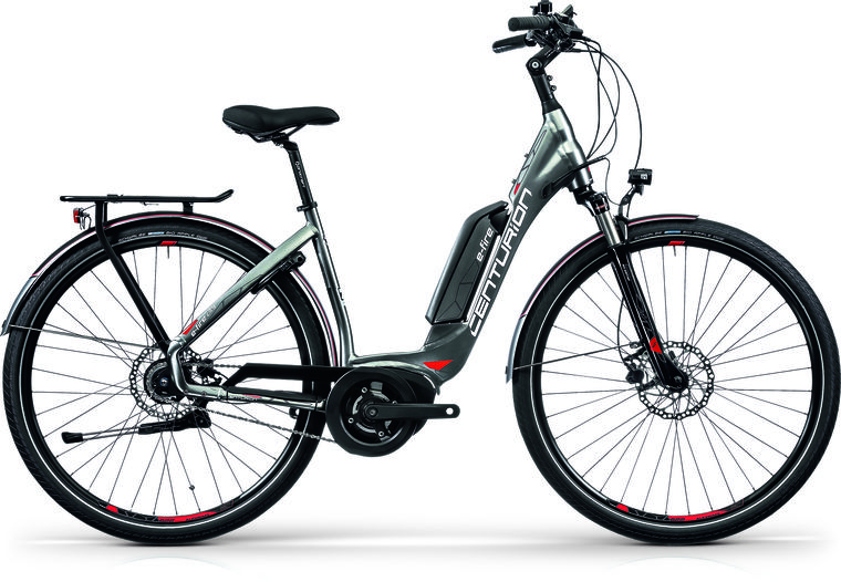 Centurion E-Fire City R650 Coaster silber (schwarz/rot) 2020 - Tiefeinsteiger 28 -  S