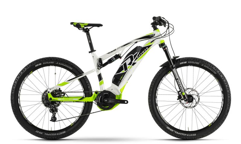 Raymon E-Seven FullRay 7.0 white/black/green 2019 - MTB Full Suspension 27,5 -  