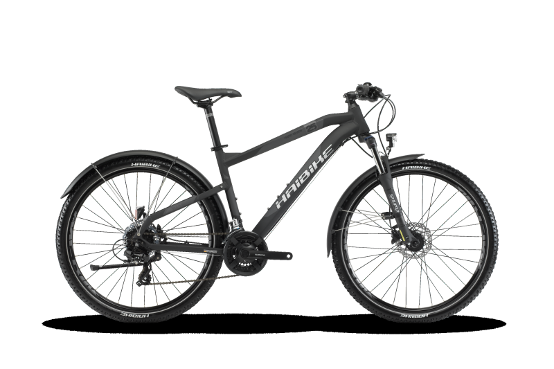 Haibike SEET HardSeven 2.5 Street Schwarz/Titan/Anthrazit matt 2018 - MTB Hardtail -  