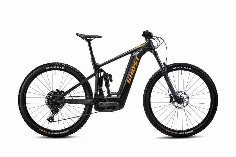 GHOST E-Riot AM Advanced black/dirty orange - glossy/matt 2022 - 27,5