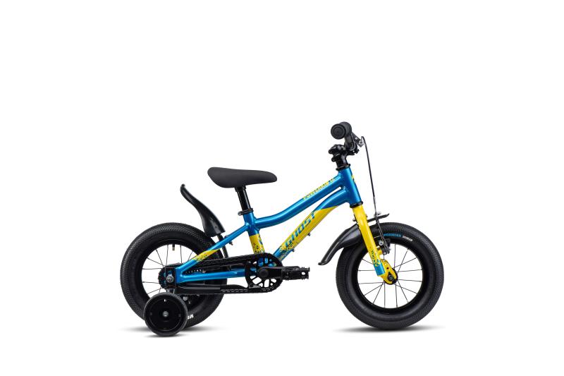 GHOST Powerkid 12 metallic blue/metallic yellow - glossy 2022 - 12