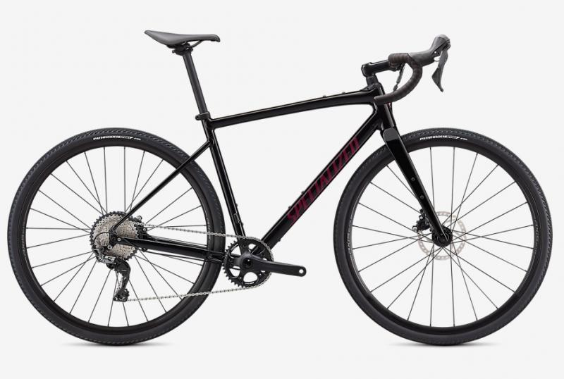 Specialized Diverge Comp E5 Tarmac Black / Satin Maroon / Chrome  2021 - 28